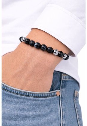 Manilla Pulsera Hombre Sardonix Acerina 8mm