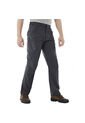 Pantalon Antiarrugas Transpirable Senderismo Hombre 609 Gris Oscuro de UrbenMood