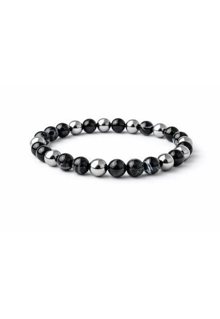 Manilla Pulsera Hombre Sardonix Acerina 8mm
