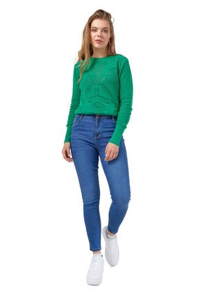 Pantalon Jean Mujer UrbenMood Levanta Cola Stretch 2305