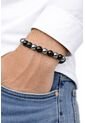 Manilla Pulsera Hombre Onix Acerina 8mm de UrbenMood