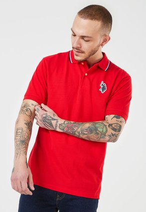 Polo Rojo-Azul-Blanco Us Polo Assn