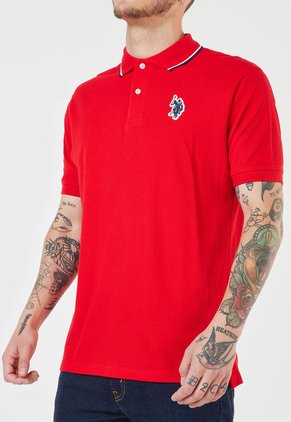 Polo Rojo-Azul-Blanco Us Polo Assn