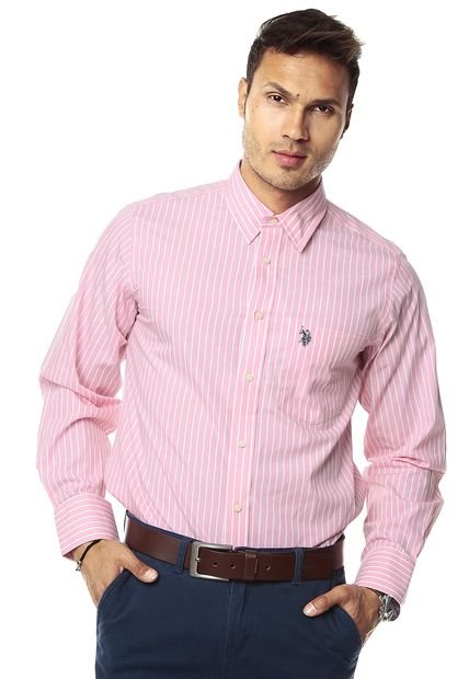 Camisa Rosa US Polo Assn - Compra Ahora | Dafiti Colombia