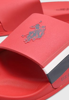 Playera Rojo-Azul Navy-Blanco Us Polo Assn