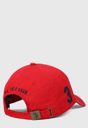 Gorra U.S. POLO ASSN. Rojo
