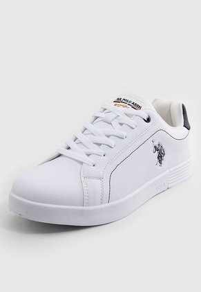 Tenis Lifestyle Blanco-Azul Navy Us Polo Assn