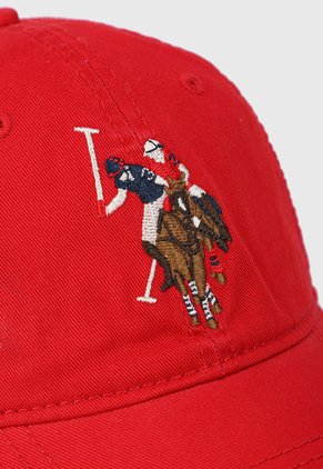 Gorra U.S. POLO ASSN. Rojo