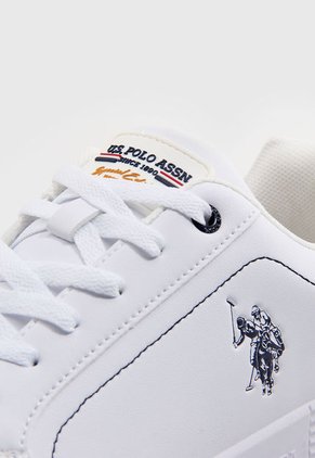 Tenis Lifestyle Blanco-Azul Navy Us Polo Assn