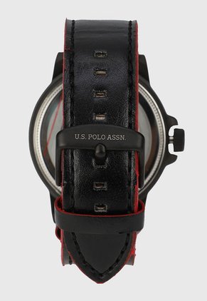 Reloj Negro-Rojo Us Polo Assn