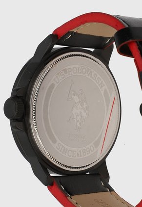 Reloj Negro-Rojo Us Polo Assn