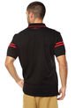Camiseta Polo Negra-Rojo US Polo Assn de US Polo Assn