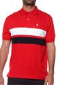 Polo Rojo-Blanco-Azul US Polo Assn de US Polo Assn