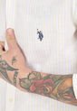 Camisa Blanco-Amarillo Us Polo Assn de US Polo Assn