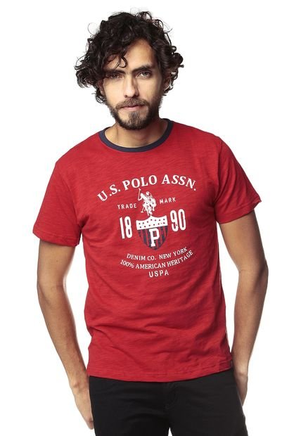 Camiseta Roja US Polo Assn