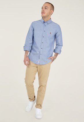 Camisa Azul Us Polo Assn