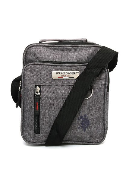 Bolso Manos Libres Gris Us Polo Assn
