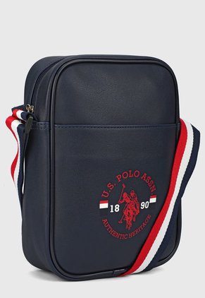 Bolso Manos Libres Azul-Rojo-Azul-Blanco Us Polo Assn