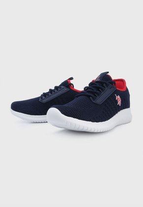 Tenis Lifestyle Azul-Blanco-Rojo Us Polo Assn