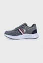 Tenis Lifestyle Gris-Azul Navy-Blanco Us Polo Assn de US Polo Assn