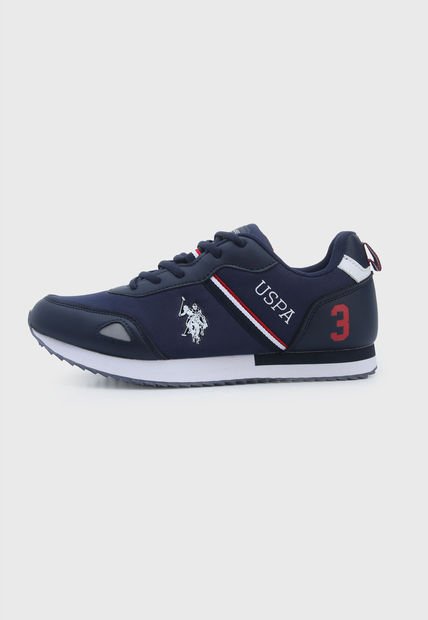 Tenis Lifestyle Azul-Blanco-Rojo Us Polo Assn