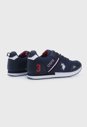 Tenis Lifestyle Azul-Blanco-Rojo Us Polo Assn