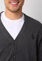 Cárdigan U.S. POLO ASSN. Gris de US Polo Assn