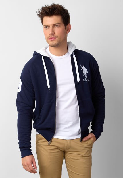 Hoodie U.S. POLO ASSN. Azul
