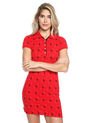 Vestido Rojo-Negro Us Polo Assn de US Polo Assn