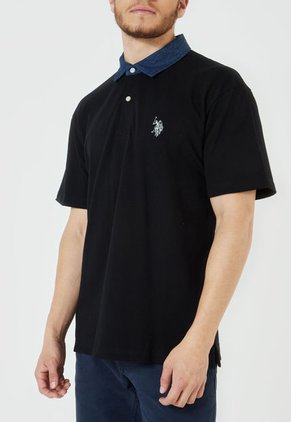 Polo Negro-Azul Us Polo Assn