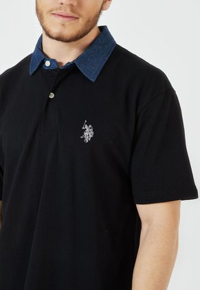 Polo Negro-Azul Us Polo Assn