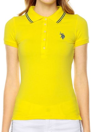 Camiseta Polo Amarillo US Polo Assn