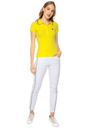 Camiseta Polo Amarillo US Polo Assn
