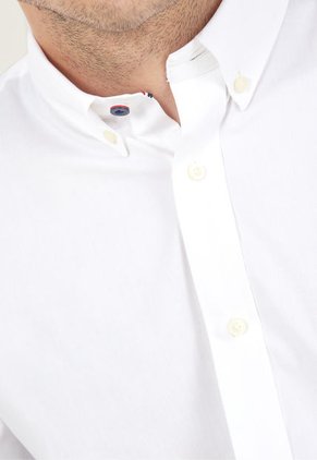 Camisa Blanco-Azul Navy Us Polo Assn