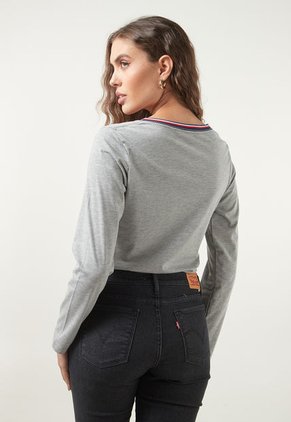 Camiseta Gris-Azul-Rojo Us Polo Assn