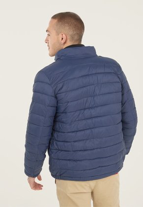 Chaqueta Acolchada Azul Navy-Rojo Us Polo Assn