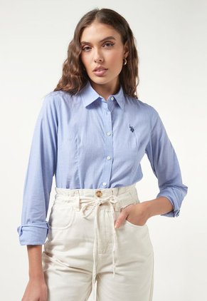 Camisa Azul Us Polo Assn