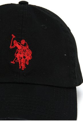 Gorra Negra Uss Polo Assn