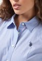 Camisa Azul Us Polo Assn de US Polo Assn
