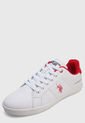 Tenis Blanco-Rojo Us Polo Assn de US Polo Assn