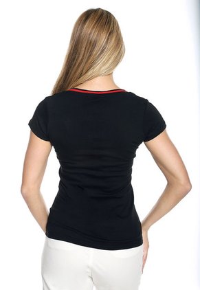 Camiseta Negro-rojo Us Polo Assn