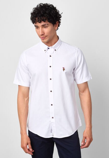 Camisa U.S. POLO ASSN. Blanco