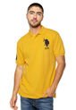 Camiseta Polo Mostaza US Polo Assn de US Polo Assn