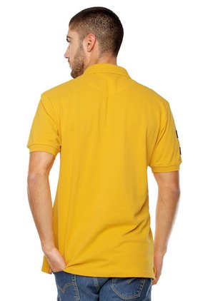 Camiseta Polo Mostaza US Polo Assn