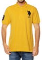 Camiseta Polo Mostaza US Polo Assn de US Polo Assn
