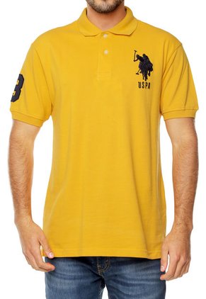 Camiseta Polo Mostaza US Polo Assn