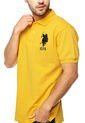 Camiseta Polo Mostaza US Polo Assn de US Polo Assn