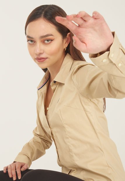 Camisa Caqui Us Polo Assn