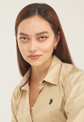 Camisa Caqui Us Polo Assn