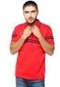 Camiseta Polo Rojo-Negro US Polo Assn de US Polo Assn